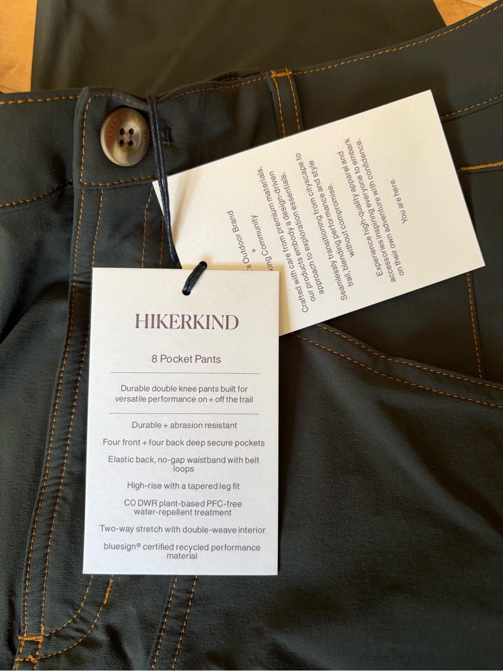 Hikerkind 8 Pocket Pants Size S Phyllis Green — image 5 of 6